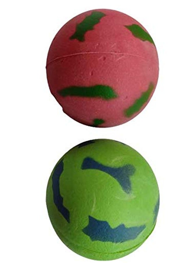 Pet Believe Dog Solid Rubber Dog Balls,Dog's Solid Rubber Bouncy Ball Bite Resistant and Indestructible Dog Training Ball,Pet Solid Rubber Bouncy Ball (Color May Vary) (Pack of 2). - Image 1